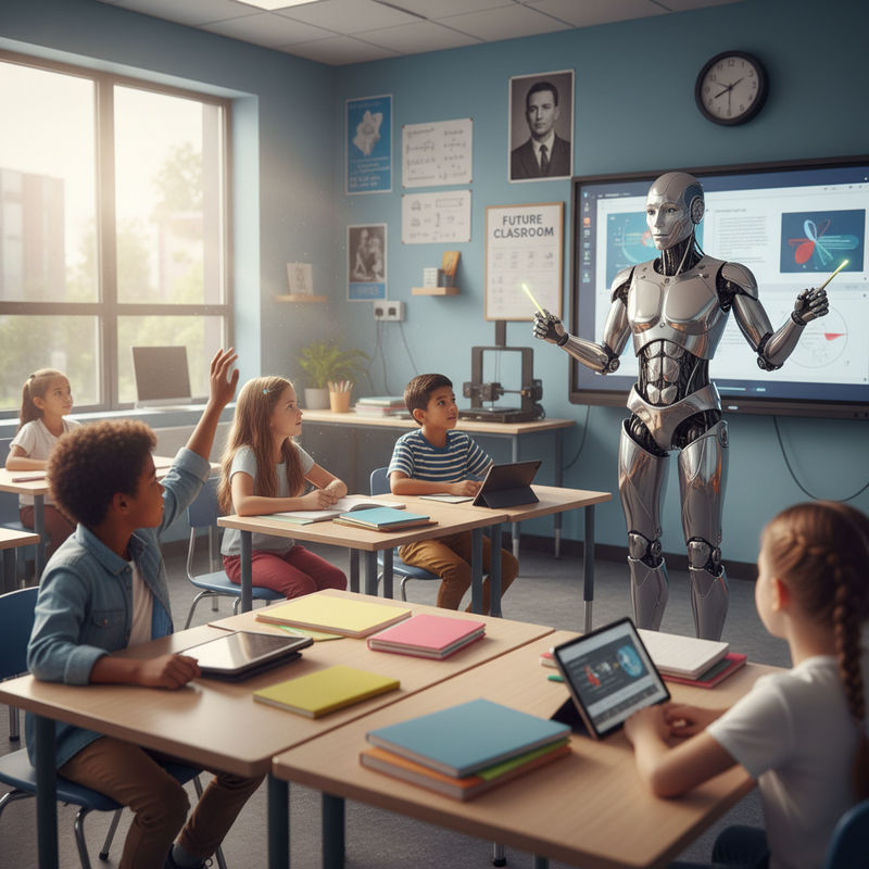 Robôs humanoides ampliam possibilidades na educação pública