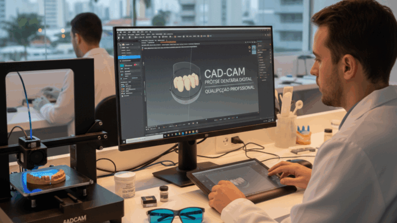 Formação técnica em CAD-CAM amplia mercado profissional