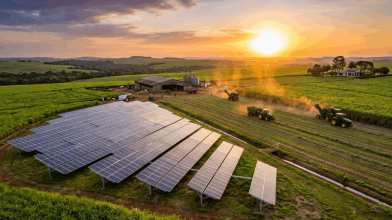 Energia solar transforma produtividade do agronegócio