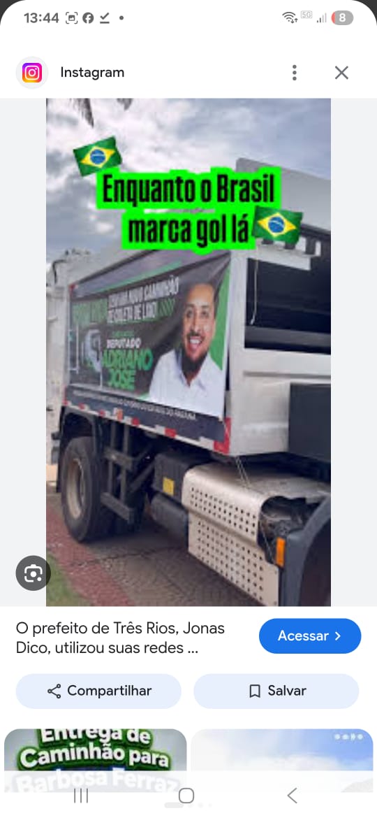 “Obrigado deputado Adriano José”: mensagem em caminhão de Terra Rica chega ao Ministério Público