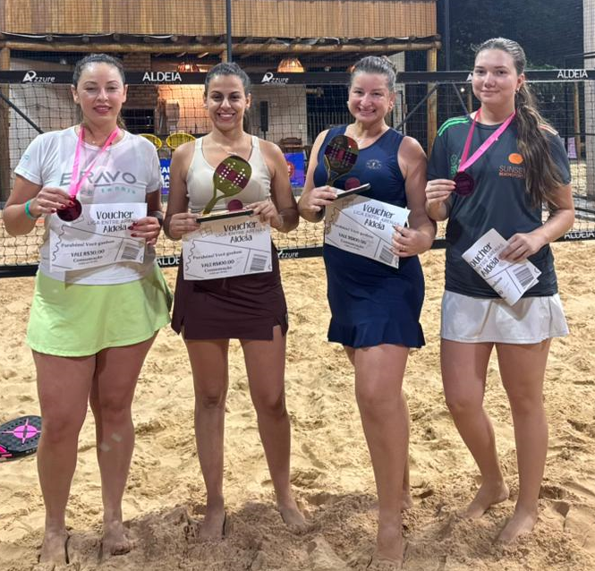 Joyce Mariana e Andressa Pereira conquistam o título da 5ª Etapa Aldeia Beach Sports da Liga Entre Arenas