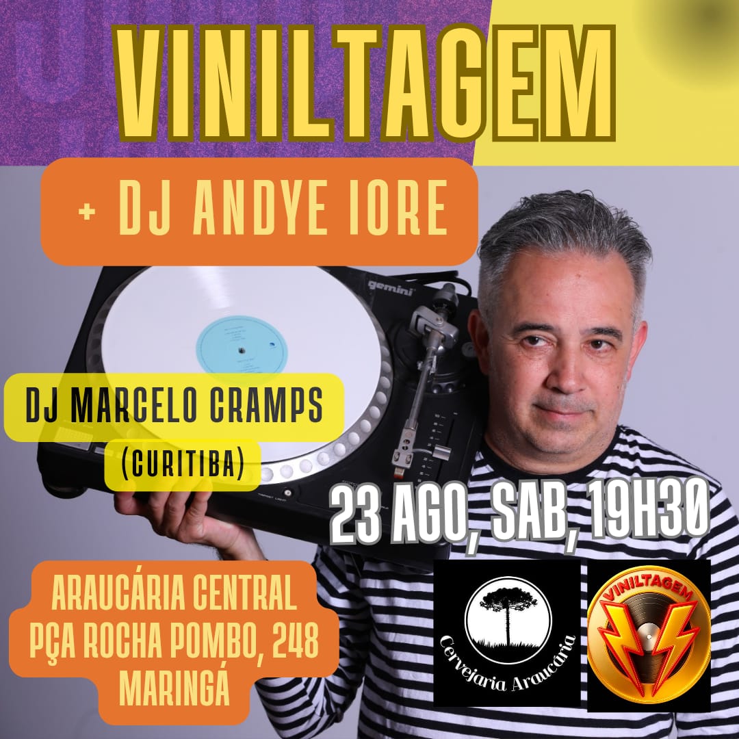 COLECIONISMO – Maringá recebe circuito Viniltagem com feira de discos e discotecagem