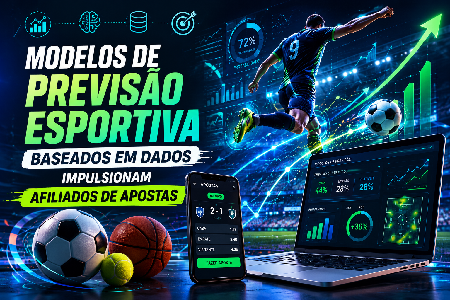 Modelos de Previsão Esportiva Baseados em Dados Impulsionam Afiliados de Apostas