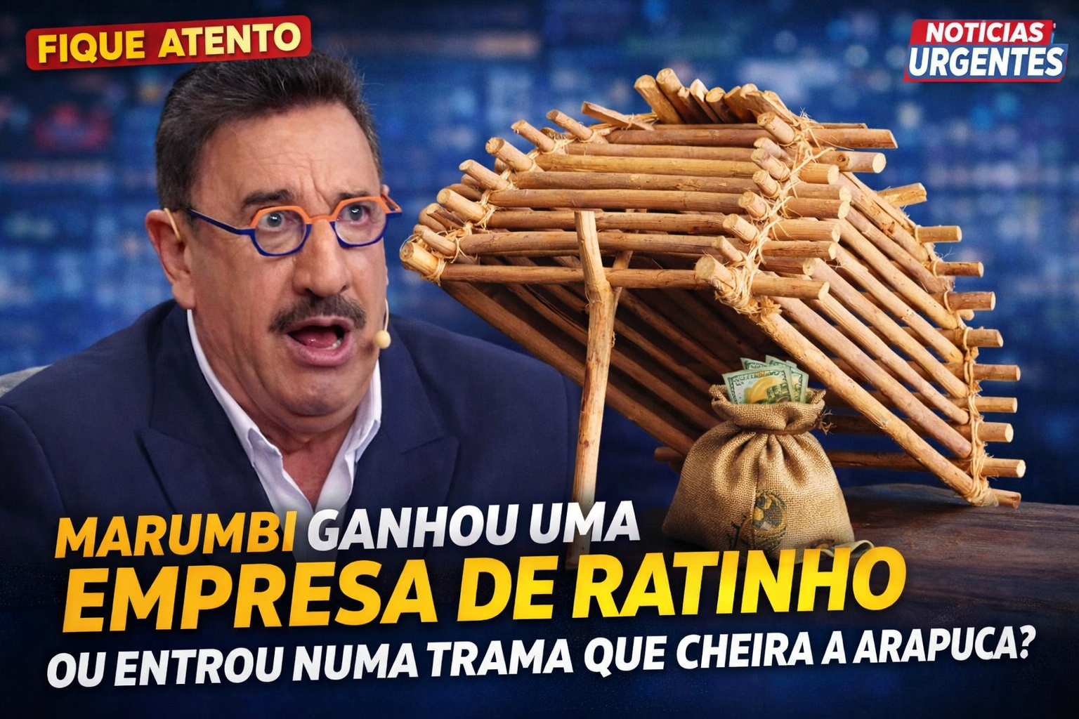 Marumbi ganhou uma empresa de Ratinho ou entrou numa trama que cheira a arapuca?