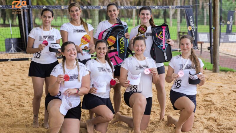 TV Diário de Maringá celebra atletas, parceiros e quase 50 horas de transmissão na Liga Entre Arenas de Beach Tennis