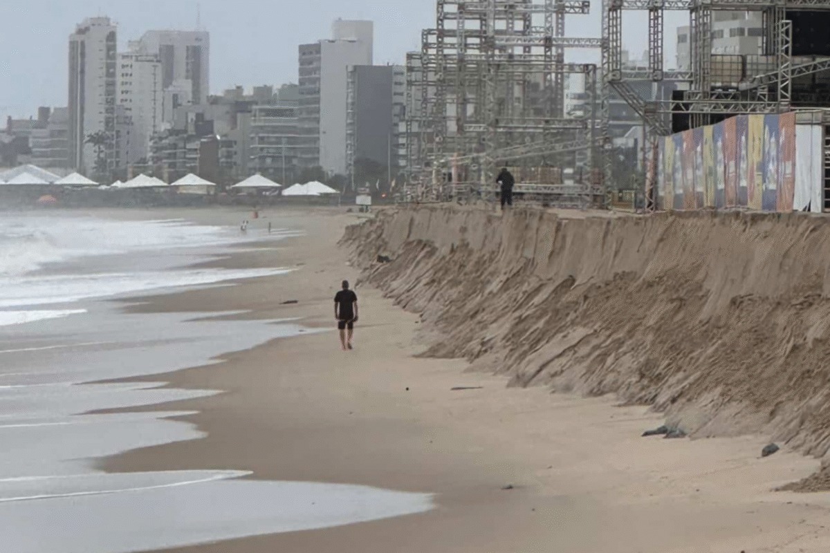 O buraco é mais embaixo, Ratinho: Requião Filho questiona segurança de shows em Matinhos após erosão