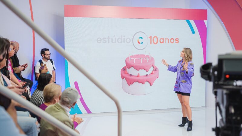 Programa de auditório da RPC, Estúdio C, completa 10 anos com sucesso e forte presença local