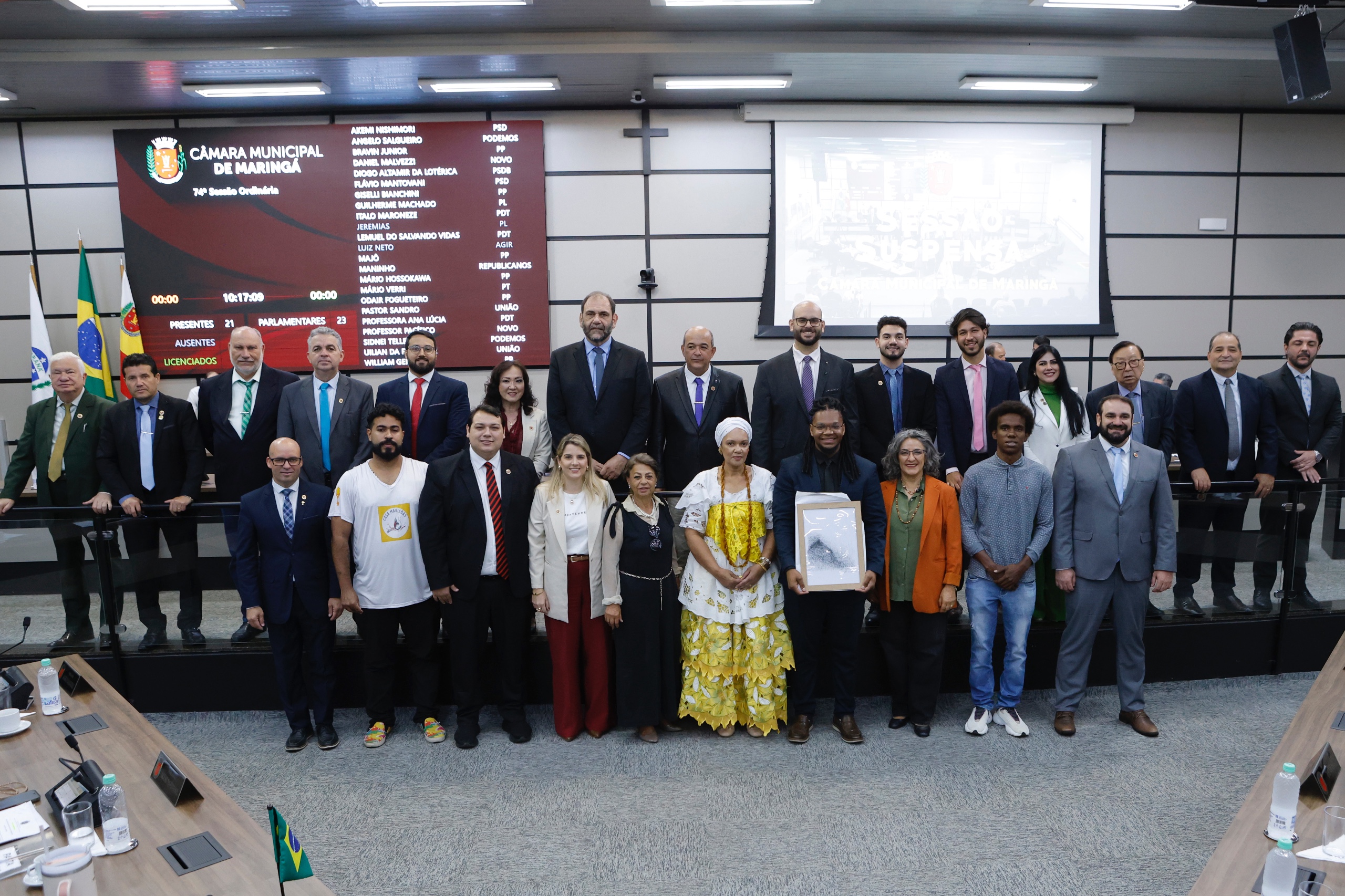 Câmara de Maringá celebra o Dia da Consciência Negra com arte, educação e compromisso legislativo