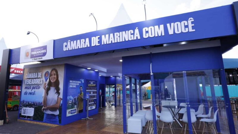 Câmara de Maringá aproxima vereadores da população durante a Expoingá