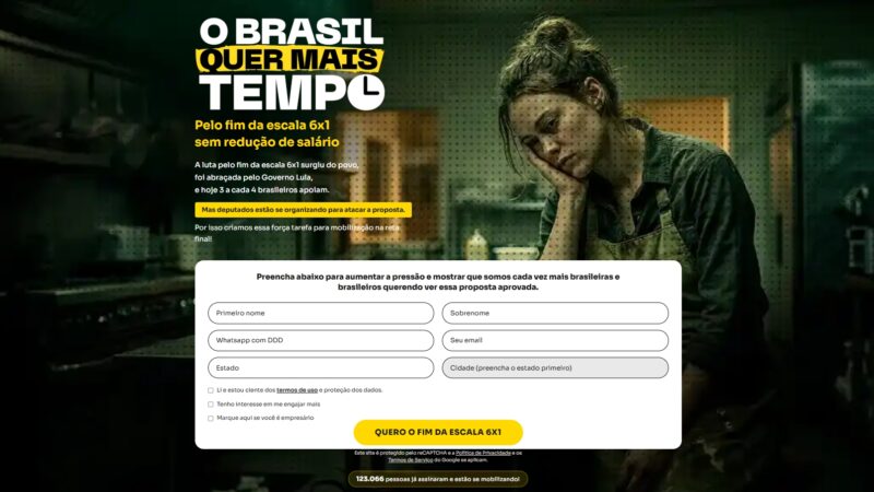 Mais de 9 mil empresários assinam manifesto pelo fim da escala 6×1