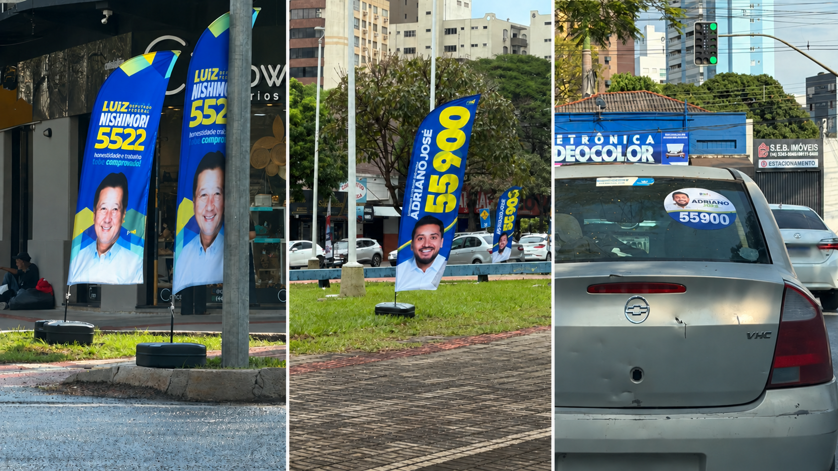 Nem os deputados do PSD querem dividir o banner com Sandro Alex?
