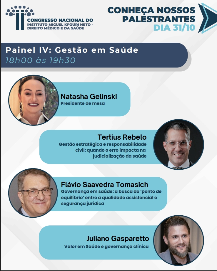 Congresso de Direito Médico e da Saúde tem início nesta quinta-feira em Curitiba