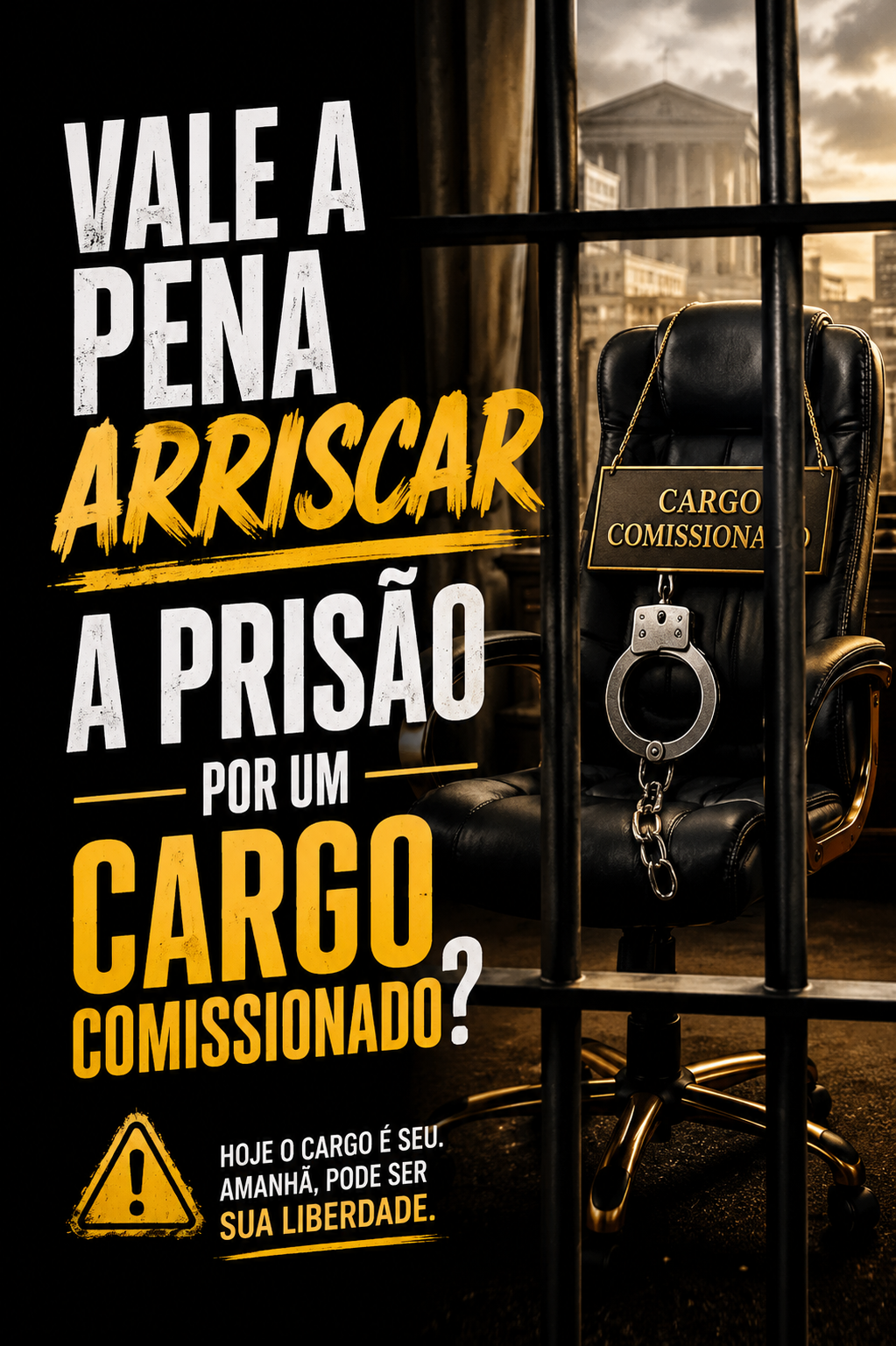 Vale a pena arriscar a prisão por um cargo comissionado?
