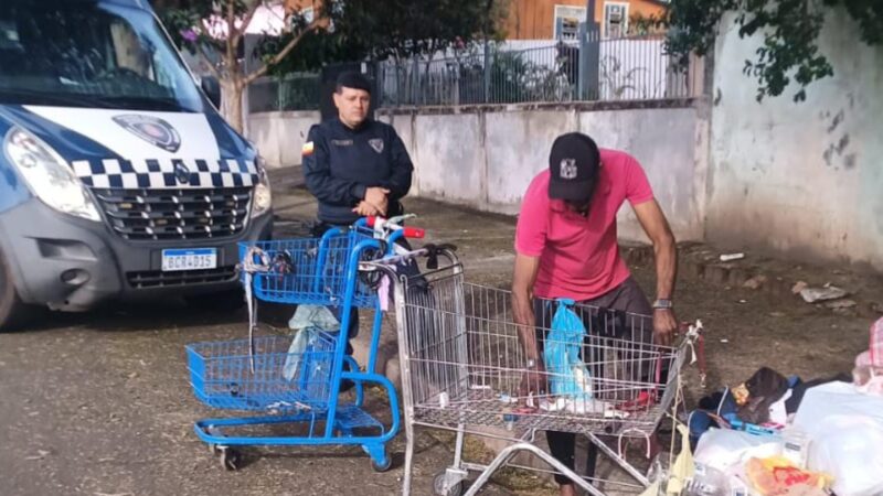 Fim da farra dos carrinhos: GCM de Maringá recupera mais de 150 unidades
