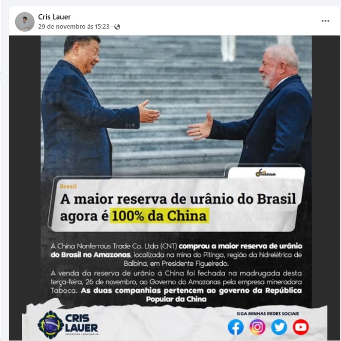 Nada de Novo: Cris Lauer(Novo) aposta no fake para continuar conquistando eleitores