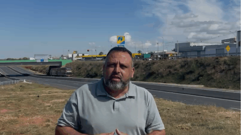 Pedágio sobe, custos aumentam e caminhoneiros demonstram revolta com Tarcísio de Freitas