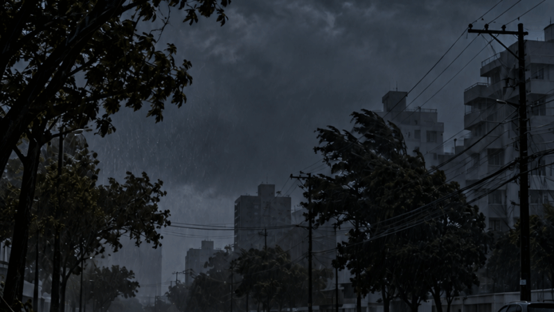 Temporal deixa 62,1 mil clientes sem energia no Paraná, informa Copel