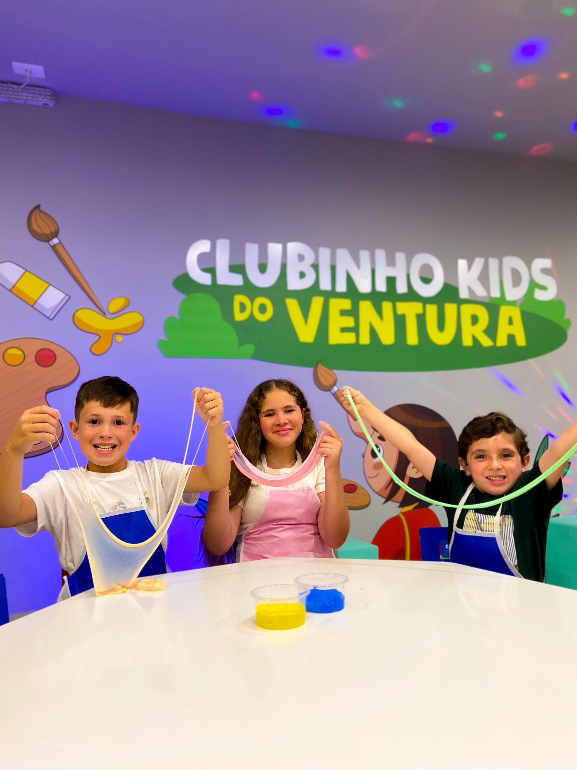 Oficina de Slime: Ventura Shopping promove evento interativo para crianças