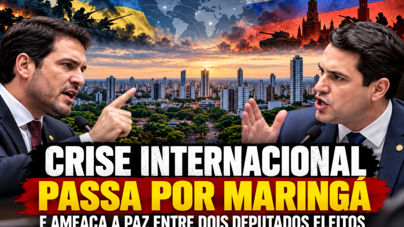Crise internacional passa por Maringá e ameaça a paz entre dois deputados eleitos