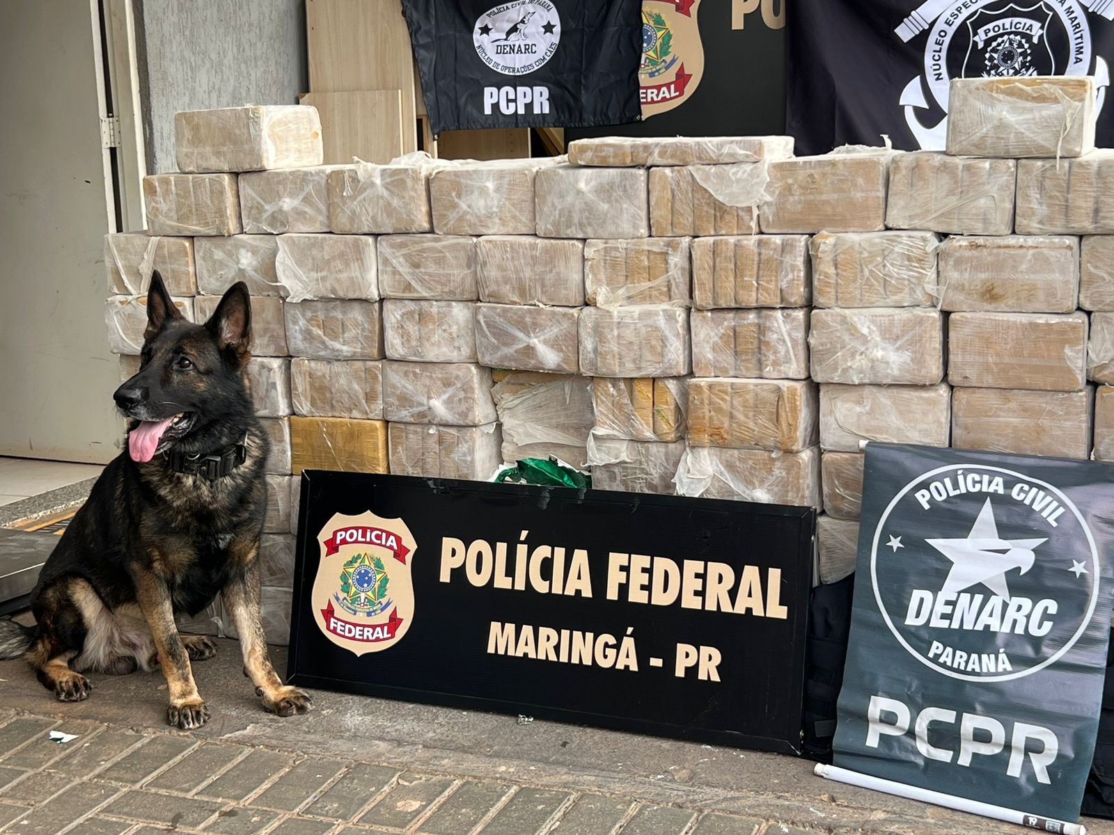 Polícia Federal, em ação conjunta com o Denarc/PC, apreende mais de 400 Kg de cocaína