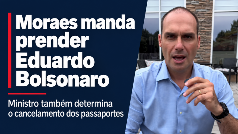 Eduardo Bolsonaro: articulação contra o Brasil termina em pena de prisão