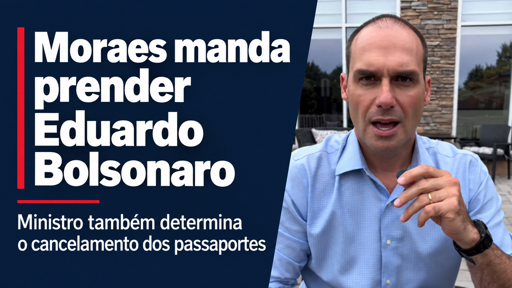 Eduardo Bolsonaro: articulação contra o Brasil termina em pena de prisão