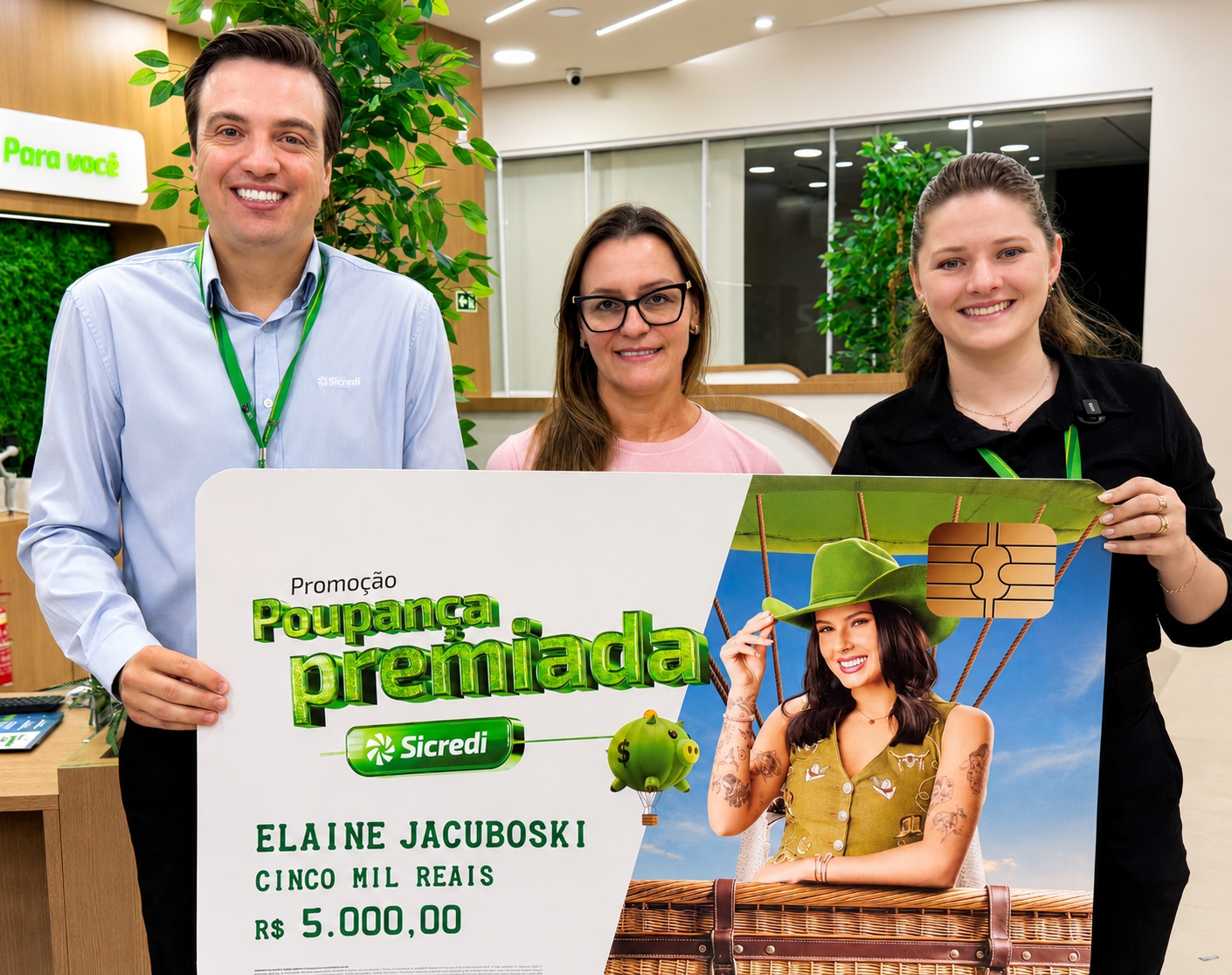 Poupança Premiada Sicredi sorteia R$ 1 milhão em julho