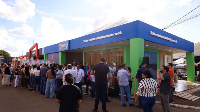 Prefeitura de Maringá leva serviços, saúde e entrada solidária para a Expoingá 2026