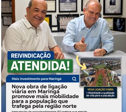 Da Câmara para as ruas: demanda apresentada por Odair Fogueteiro avança em Maringá