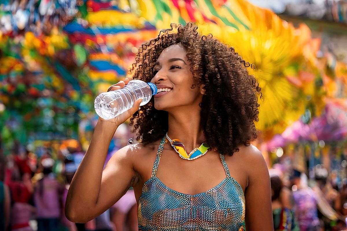 Carnaval aquece consumo de água e reforça alerta sobre hidratação em dias de folia
