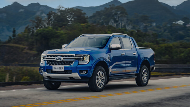 Ford Ranger lidera vendas de picapes médias no Paraná em 2025