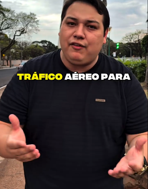 Calma! Guilherme Machado não defendeu o crime, apenas confundiu tráfico com tráfego aéreo