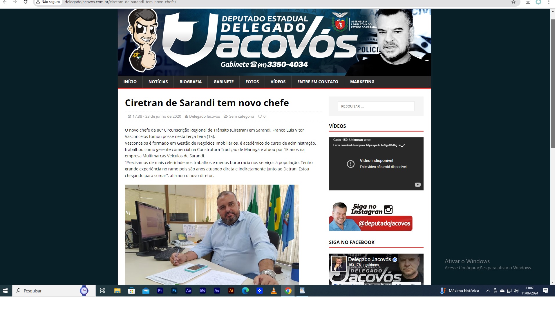 Gaeco Ciretran de Sarandi: Mais uma decepção para o deputado delegado Jacóvos(PL) ?