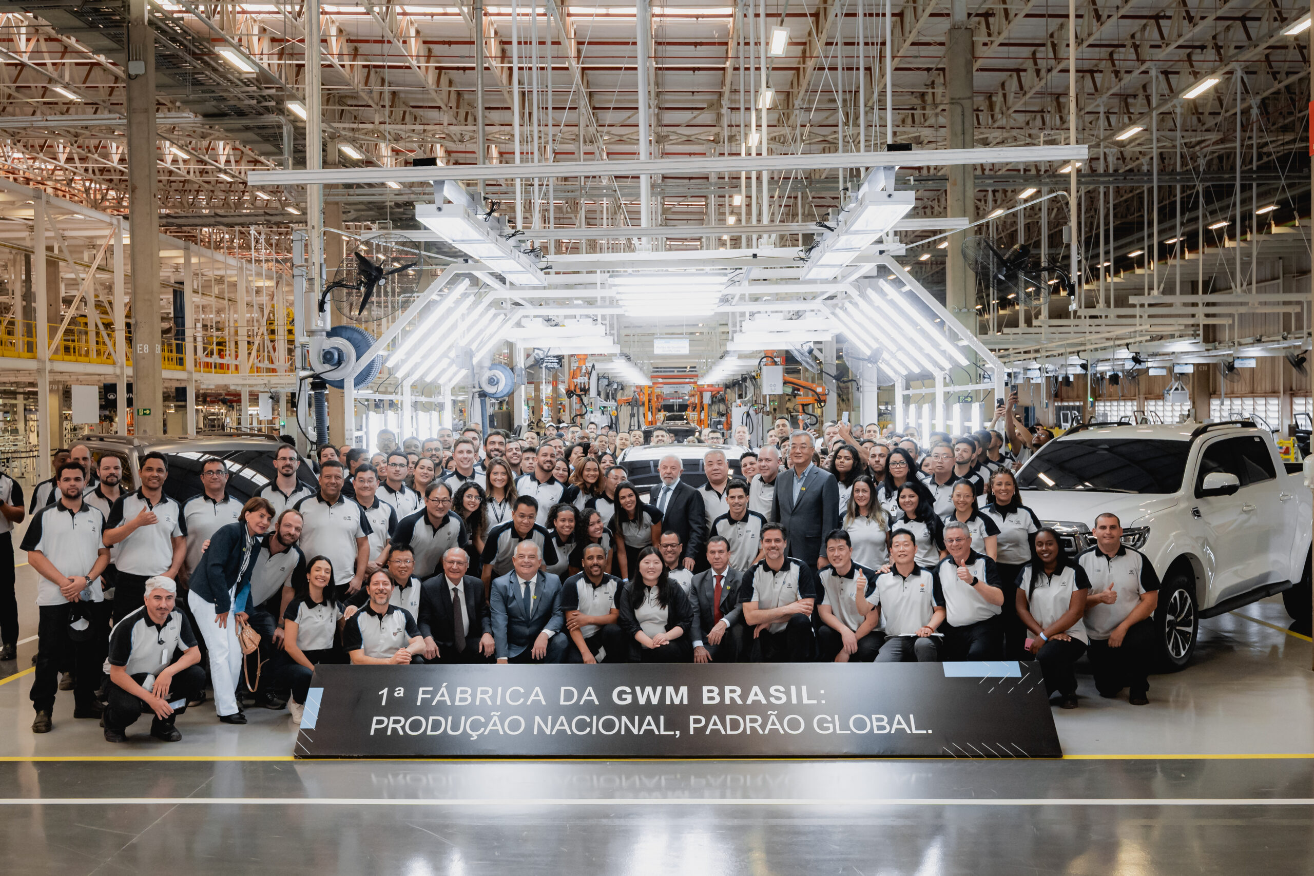 GWM inaugura sua primeira fábrica nas Américas, em Iracemápolis (SP), com a presença do presidente Lula