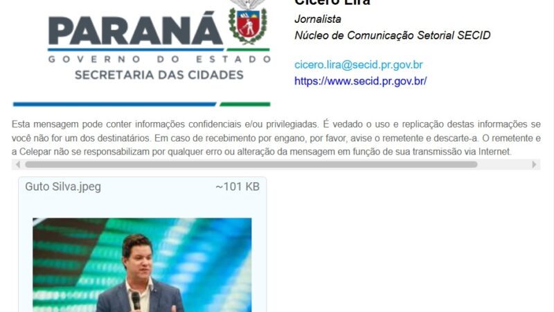 Guto Silva usa estrutura do Estado para turbinar pré-campanha ao Governo do Paraná?
