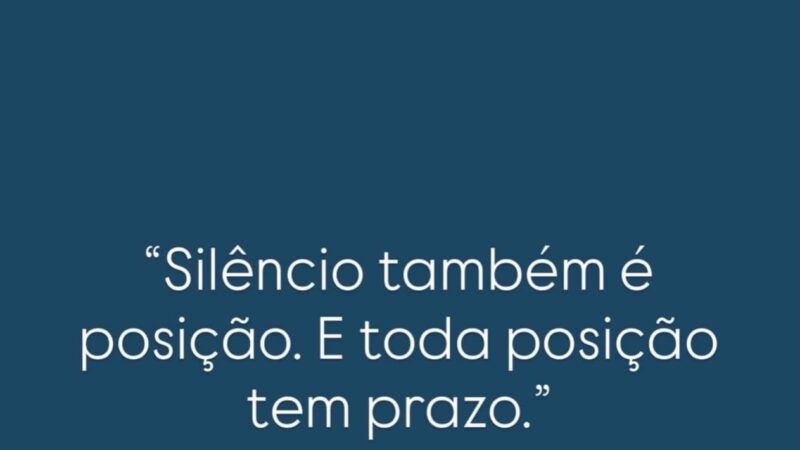 O prazo está acabando? Publicação de Guto Silva intriga aliados e adversários