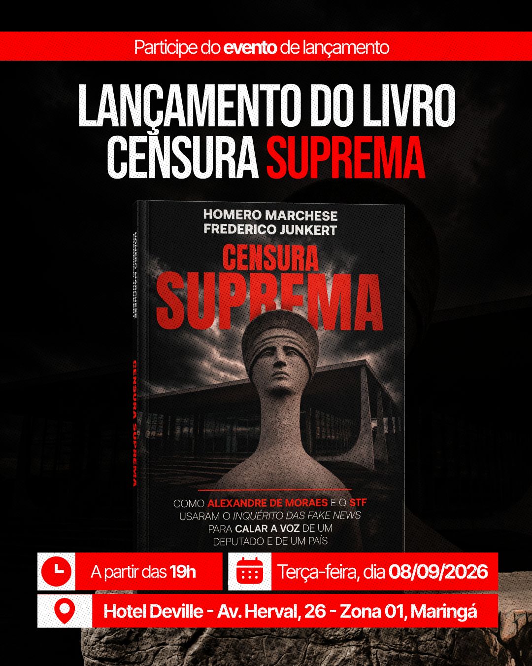 Tribunal de exceção de Moraes operava à margem da Presidência do STF
