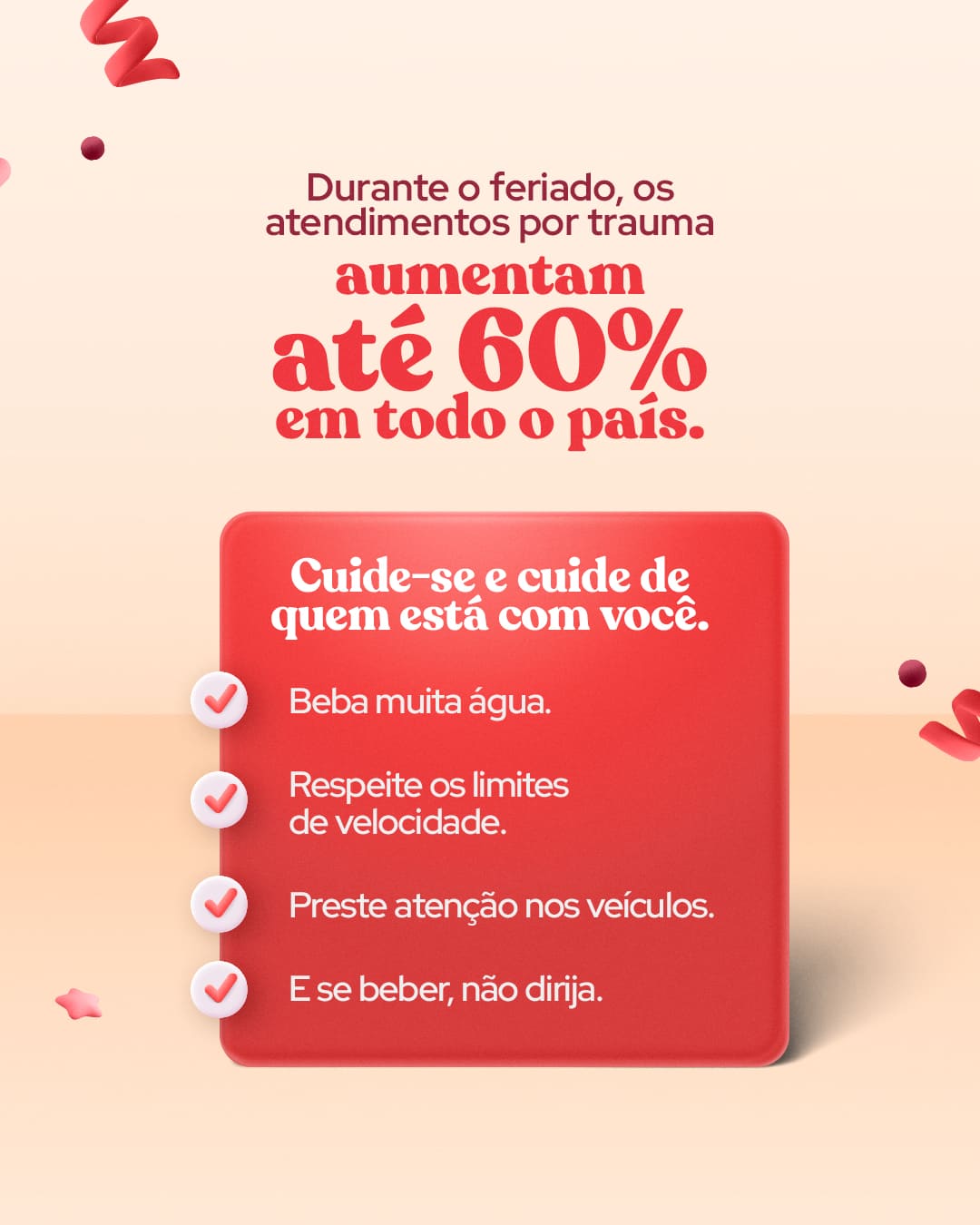 Acidentes de trânsito aumentam no Carnaval e pressionam SUS