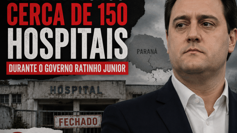 Paraná fechou cerca de 150 hospitais durante o governo Ratinho Junior