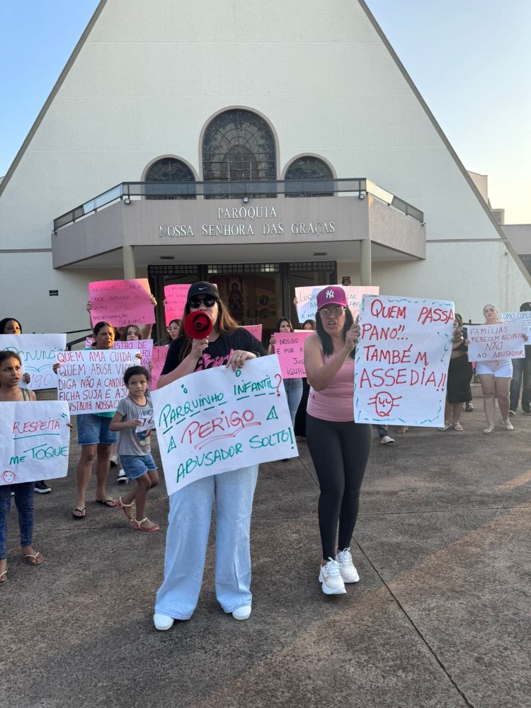 Lamentável: manifestantes contra abuso  sexual infantil e violência contra mulheres são ameaçadas por apoiadores de De Paula?