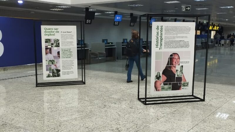 Hospital Angelina Caron transforma histórias de transplantes em exposição sobre doação de órgãos no Afonso Pena