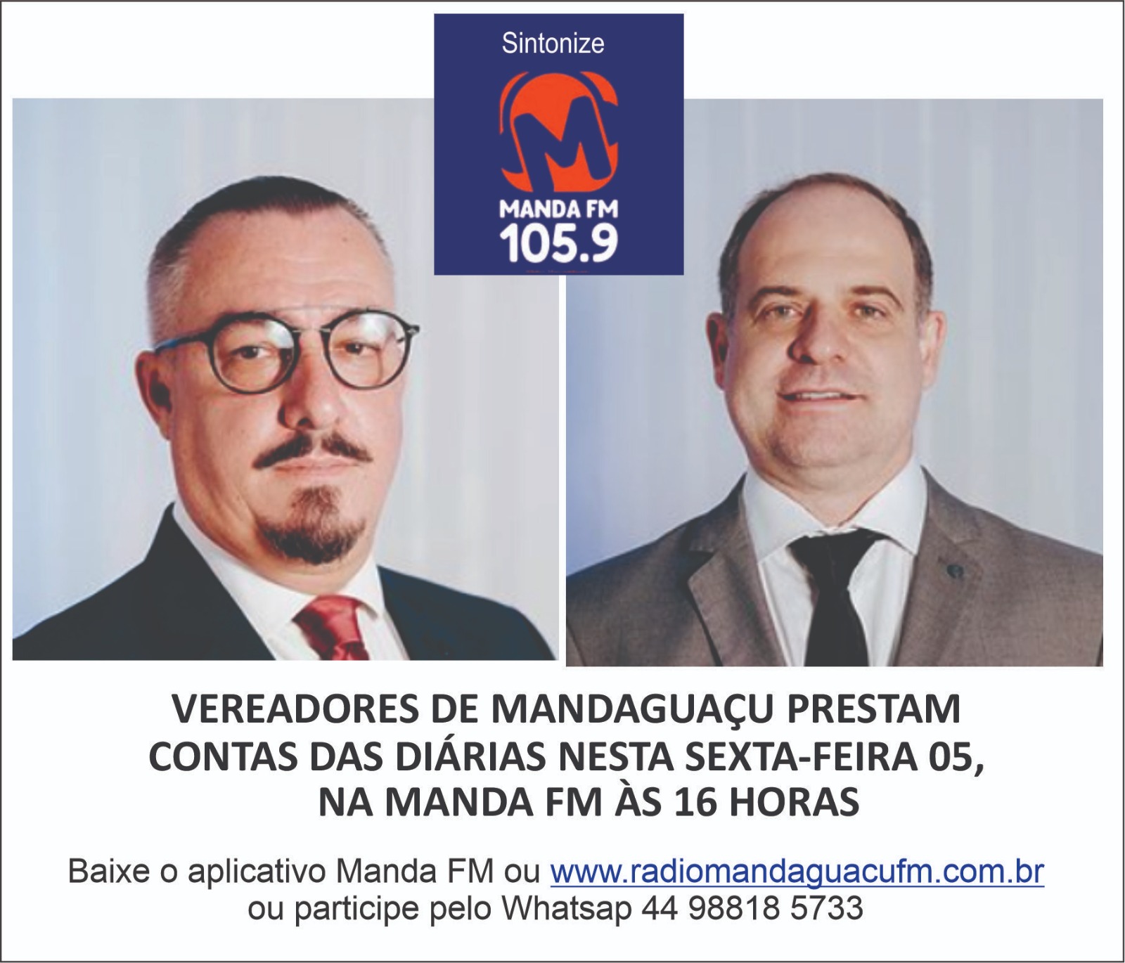 Gastos polêmicos: Mansano e Martelosso vão explicar na rádio ou se complicar ainda mais
