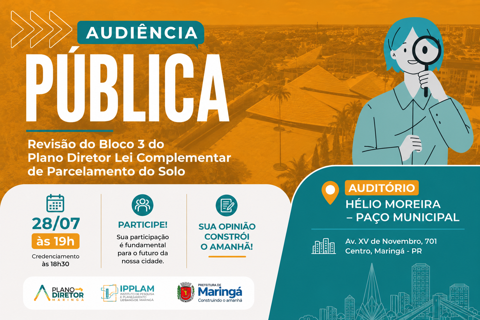 Gestão silvio Barros vai ouvir população sobre mudanças na Lei de Parcelamento do Solo