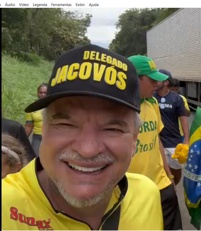 Na rodovia até Brasília, Delegado Jacovós diz lutar pela liberdade e contra excessos judiciais