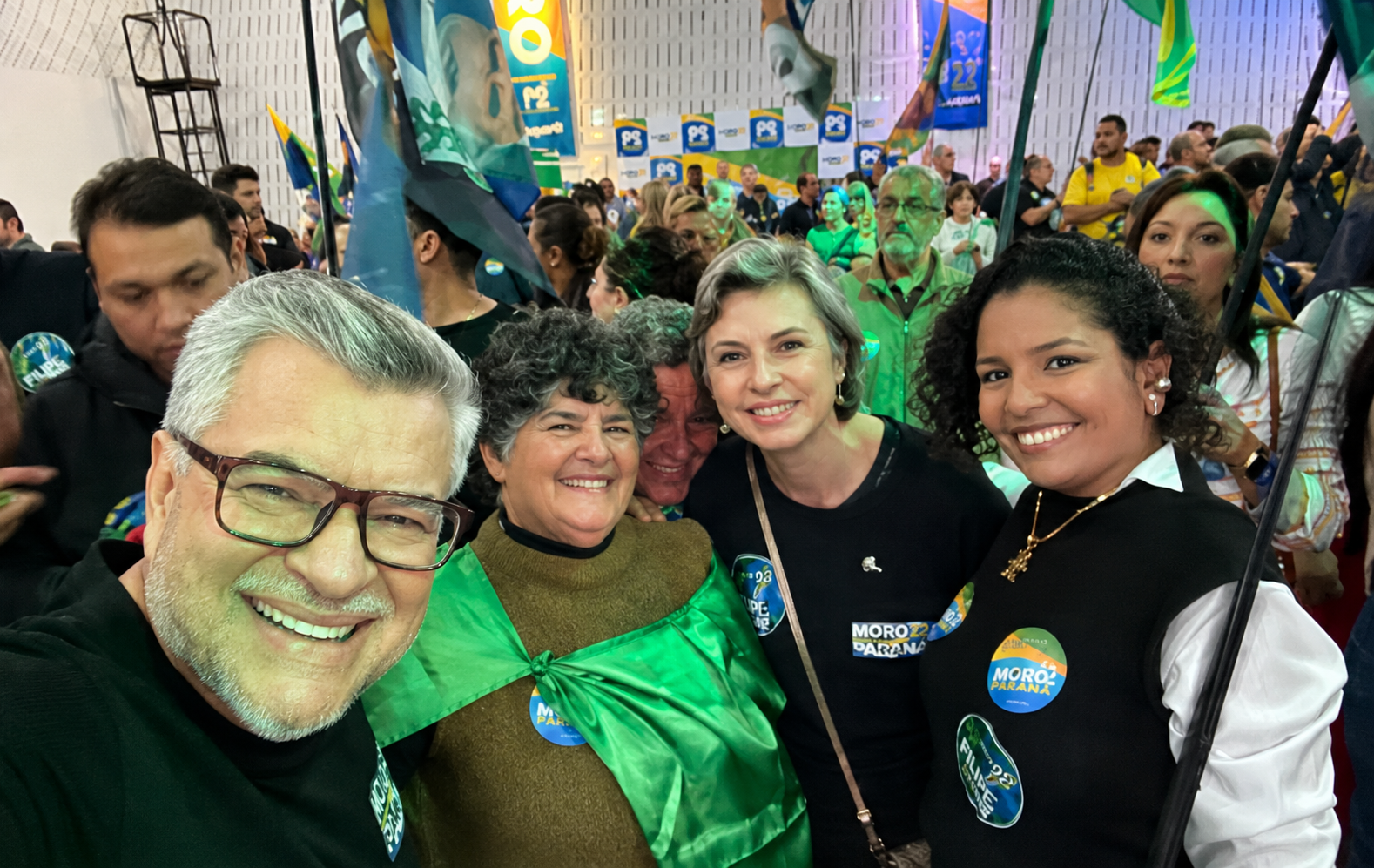 Jacovós confirma candidatura em convenção que oficializou Moro ao Governo e Filipe Barros ao Senado