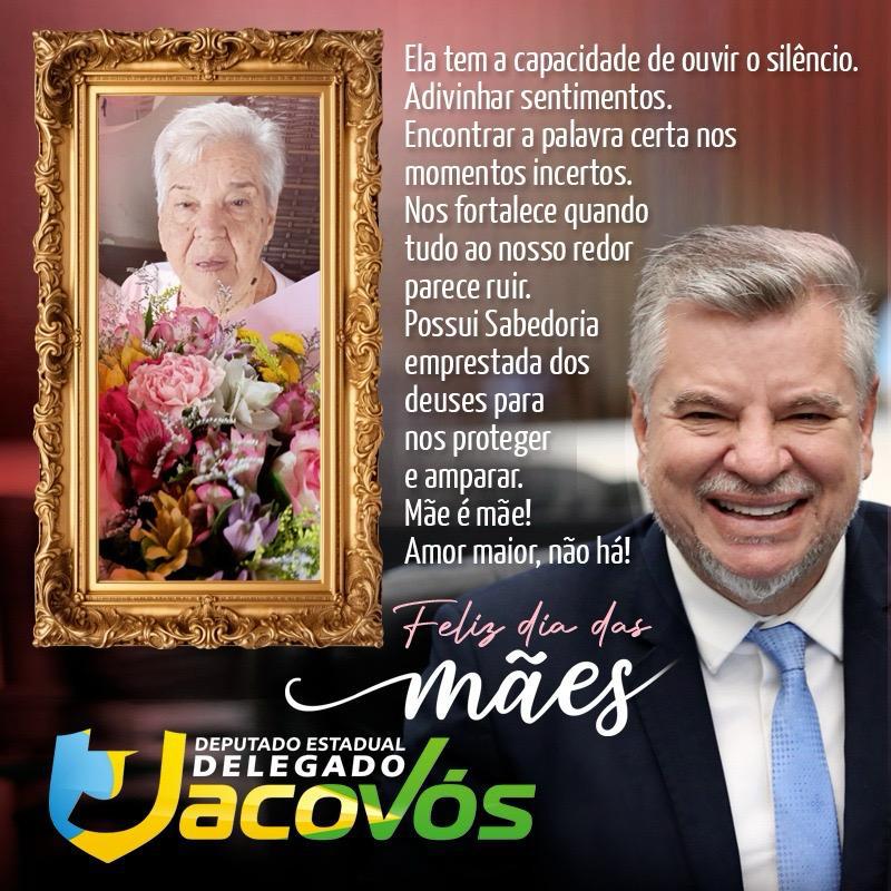 Deputado estadual Delegado Jacovós homenageia todas as mães