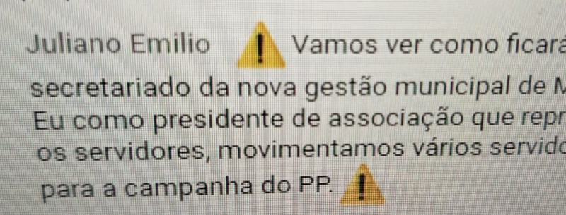 Servidor de Maringá confessa uso de função em associação para favorecer campanha do PP