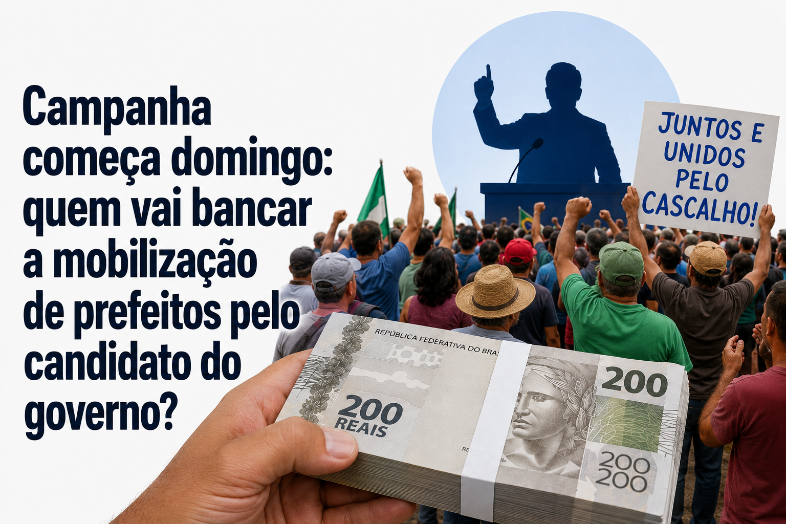 Campanha começa domingo: quem vai bancar a mobilização de prefeitos pelo candidato do governo?