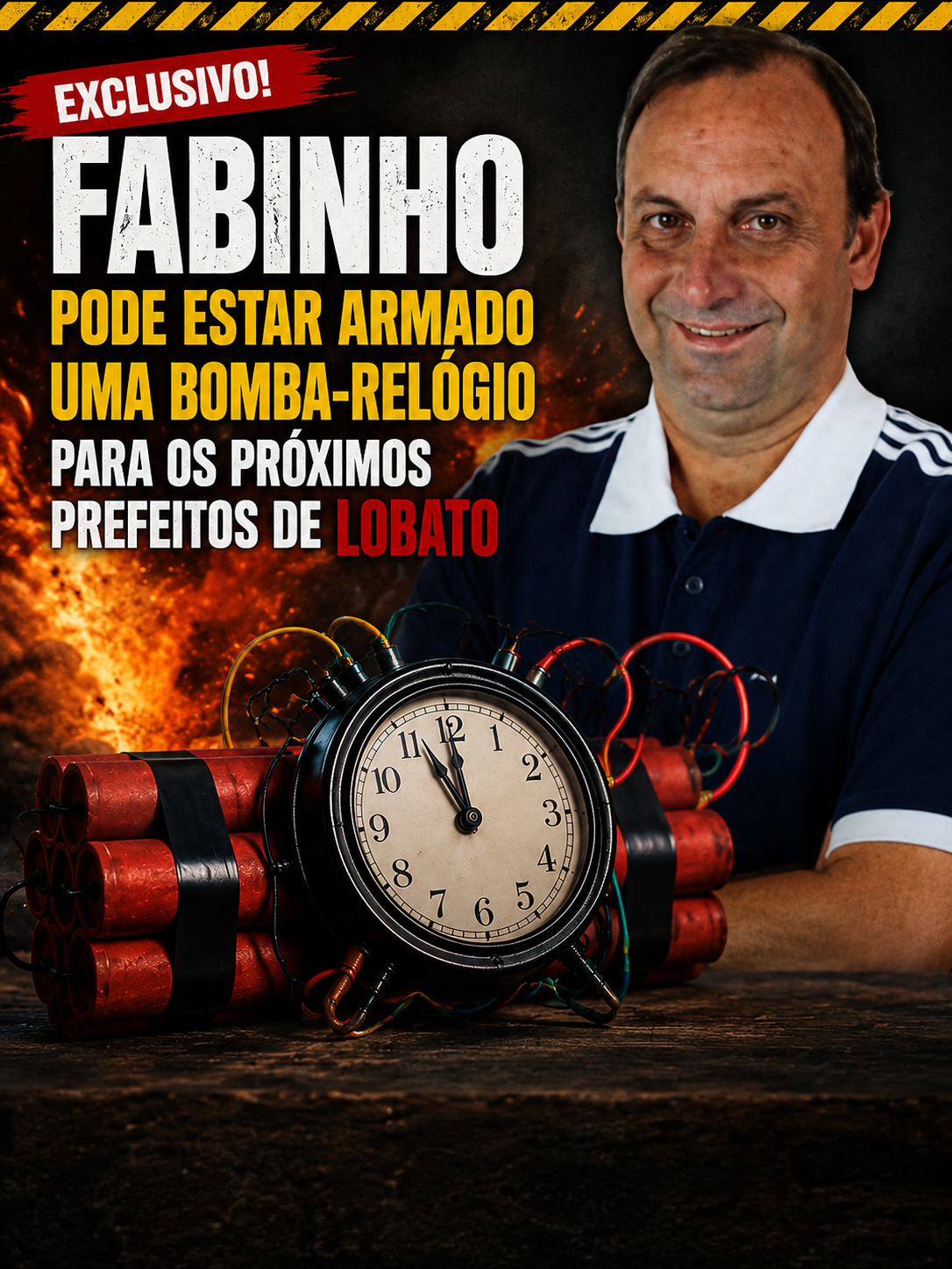 Fabinho pode estar armando uma bomba-relógio para os próximos prefeitos de Lobato
