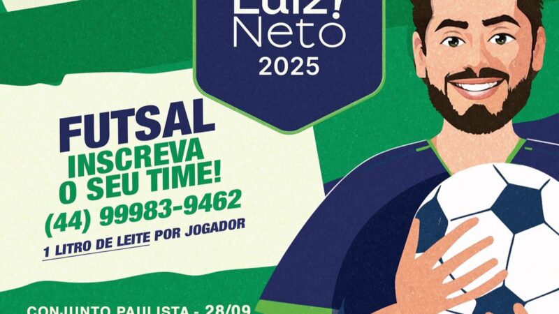 Futsal, Gols e Solidariedade: Copa Luiz Neto de Futsal Homenageia Walter Guerlles